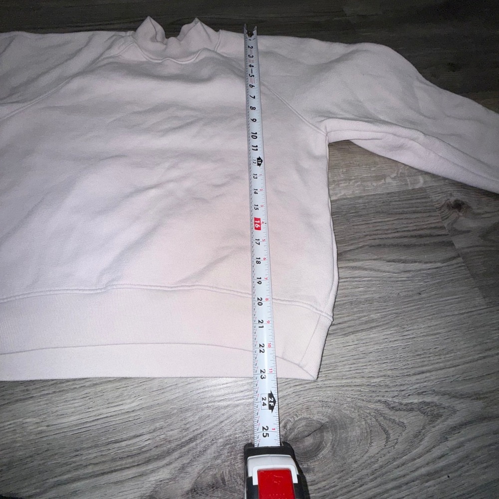 AGOLDE Mock Neck Tarron Sweatshirt Pullover Long Sleeve Women's Size S - Picture 7 of 8